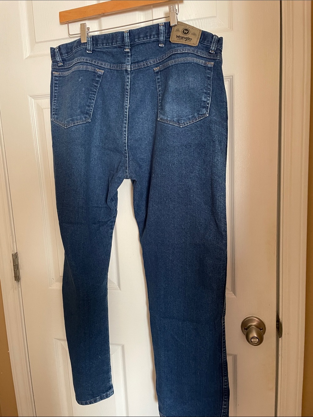 Wrangler Blue Straight-Leg Denim Jeans
